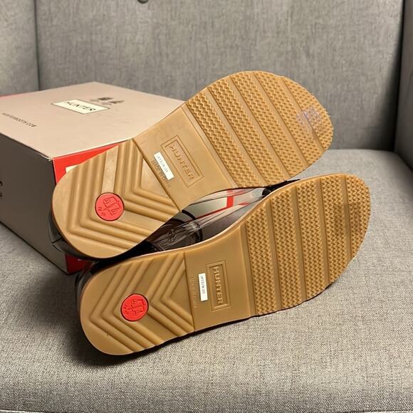 Hunter women’s original mirror studded metallic sandals size 5 - Picture 7 of 8